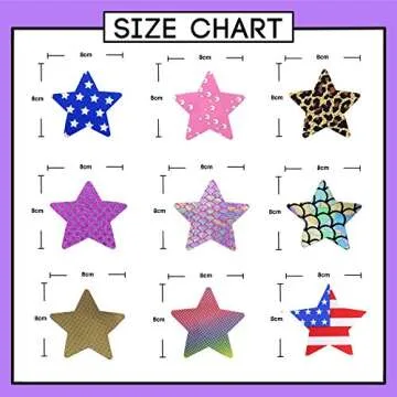 SoJourner Bags Star Rave Pasties Nipplecovers 10 Designs