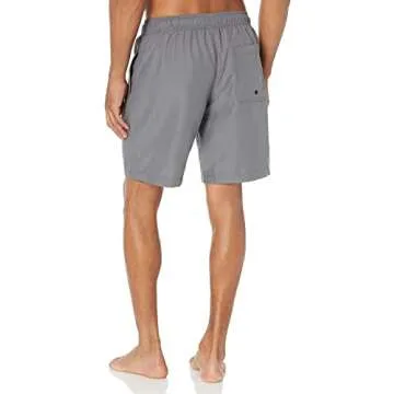 Amazon Essentials Men's Quick Dry Swim Trunks Charcoal