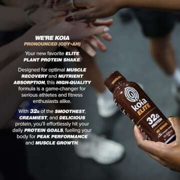 Koia Elite Protein Shake - Chocolate - 32g Protein - 12 Pack