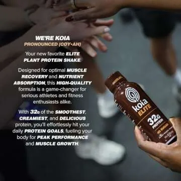 Koia Elite Protein Shake - Chocolate - 32g Protein - 12 Pack
