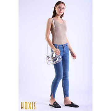 Stylish Clear Saddle Cross Body Bag for Women