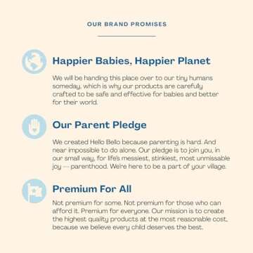 Hello Bello Bubble Bath for Babies, Gentle and Safe 10oz