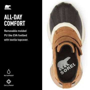 Sorel Youth Unisex Waterproof Boots for Kids - Size 8