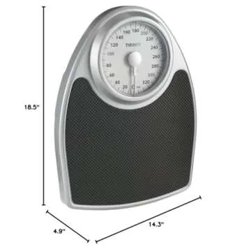 Thinner by Conair Analog Bathroom Scale: Accurate, Stylish & Durable
