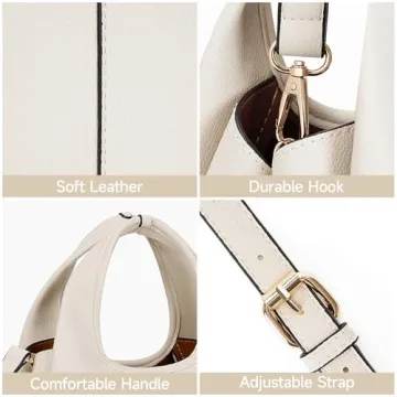 Trendy JQWSVE Crossbody Purse for Women - Stylish Handbag