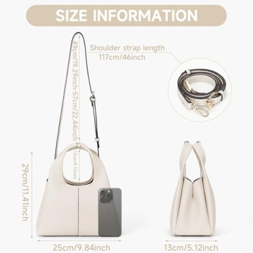 Trendy JQWSVE Crossbody Purse for Women - Stylish Handbag