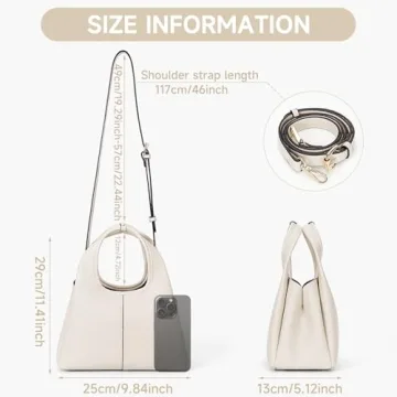 Trendy JQWSVE Crossbody Purse for Women - Stylish Handbag