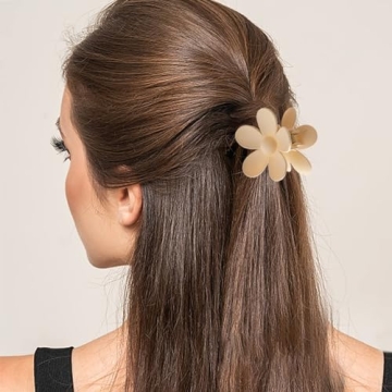 8PCS Flower Claw Clips - Non-Slip Hair Accessories