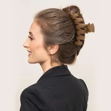 8PCS Flower Claw Clips - Non-Slip Hair Accessories