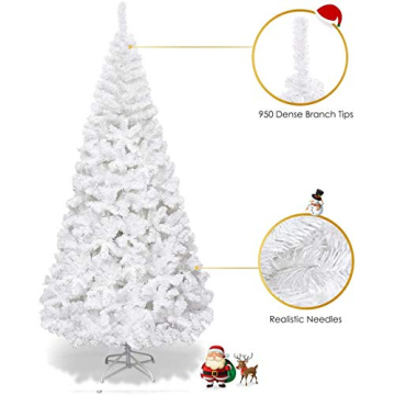 Goplus 6ft Artificial Christmas Tree Easy Setup Beautiful