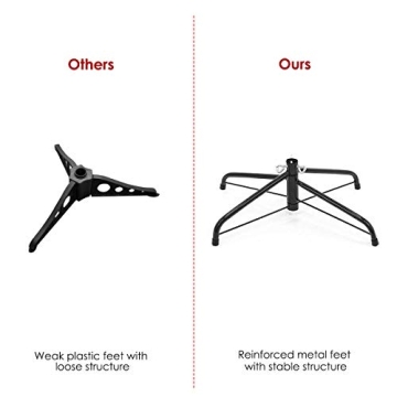 Goplus 6ft Artificial Christmas Tree Easy Setup Beautiful