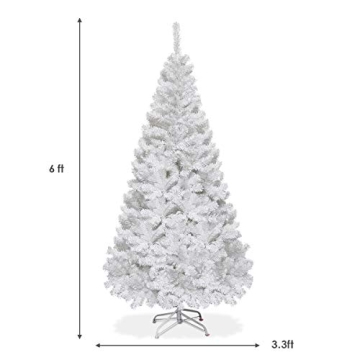 Goplus 6ft Artificial Christmas Tree Easy Setup Beautiful