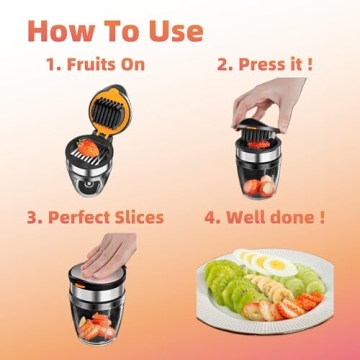 ZOOUS Strawberry Cutter Slicer Kitchen Gadget for All