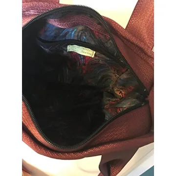 Handmade Brick Red Seatbelt Purse - Stylish and Washable