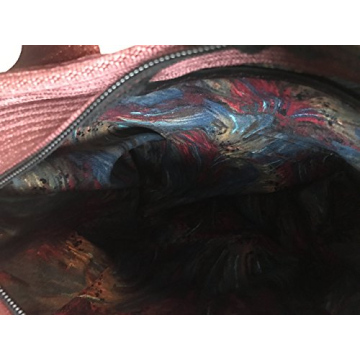 Handmade Brick Red Seatbelt Purse - Stylish and Washable