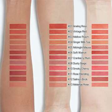 ETUDE Fixing Tint #04 Ginger Milk Tea | Long Lasting High Pigmented Liquid Lipstick |Waterproof Lightweight Matte Finish Lip Stain| Full Coverage