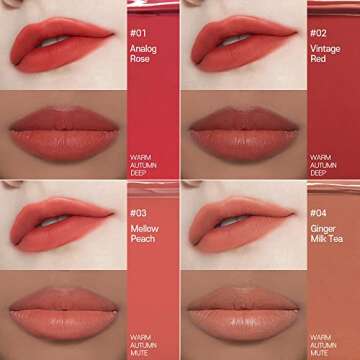ETUDE Fixing Tint #04 Ginger Milk Tea | Long Lasting High Pigmented Liquid Lipstick |Waterproof Lightweight Matte Finish Lip Stain| Full Coverage
