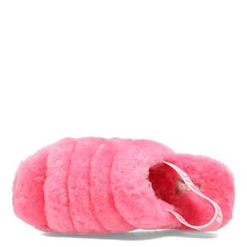 UGG Women's Fluff Yeah Slide Slipper, Pink Rose, 8
