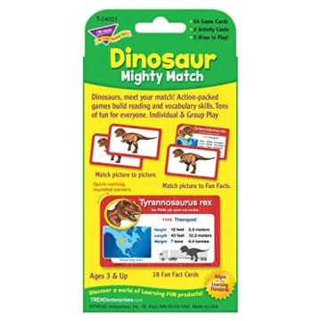 Dinosaur Mighty Match Cards | Fun Learning Game for Kids