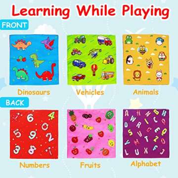 Thremhoo Baby Toys 3 4 5 6 7 8 9 12 Month Old Montessori Tissue Box Toys for Babies Infants 0-6 6-12...