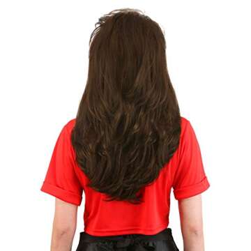 Women's Saved by the Bell Kelly Papowski Wig | Kelly Kapowski Costume Accessory for 90s Cosplay Party ST