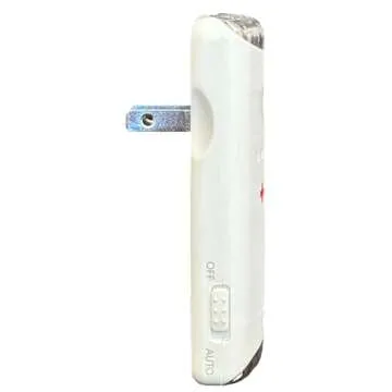 Officially Licensed American Red Cross by Eton Blackout Buddy Swivel Emergency Flashlight, Automatic Power Failure Light, LED Nightlight, Rechargeable, White