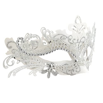 Stunning Halloween Masquerade Metal Mask for Women