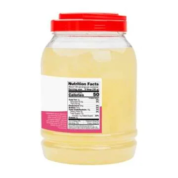 Tea Zone B2005 Lychee Coconut Jelly for Beverage, Sweet, Ice Cream Topping- Jar (8.8 lbs)