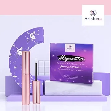 Arishine Magnetic Eyeliner and Lashes Kit for Easy Glam
