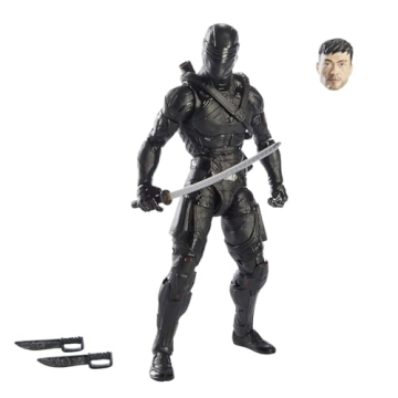 G.I. Joe Hasbro Classified Series Snake Eyes Action Figure - 6-Inch Premium Toy with Custom Art