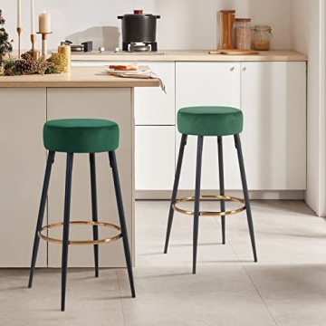 Stylish DUHOME Velvet Bar Stools for Modern Homes