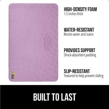 Gorilla Grip Extra Thick Kneeling Pad for Comfort and Durability