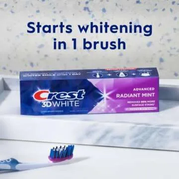 Crest 3D White Advanced Whitening Toothpaste Pack of 3