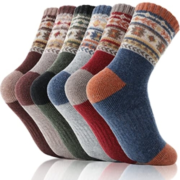 EBMORE Kids Merino Wool Hiking Socks - Warm & Cozy for Winter Adventures