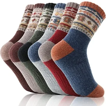 EBMORE Kids Merino Wool Hiking Socks - Warm & Cozy for Winter Adventures