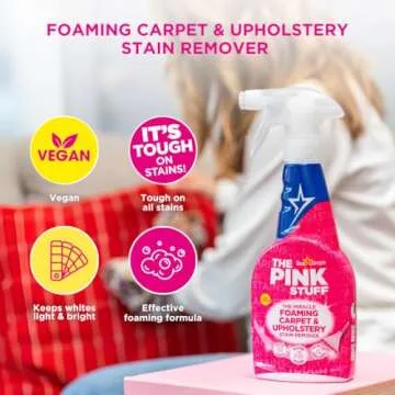 Stardrops - The Pink Stuff - The Miracle Foaming Carpet & Upholstery Stain Remover