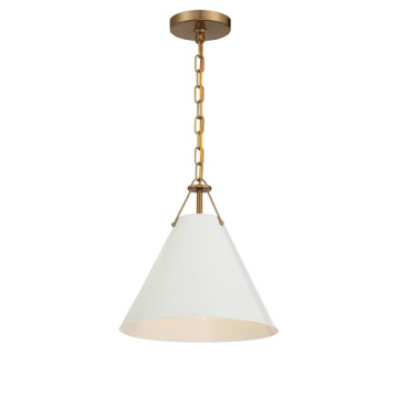Stylish Crystorama Xavier Gold Mini Pendant Light