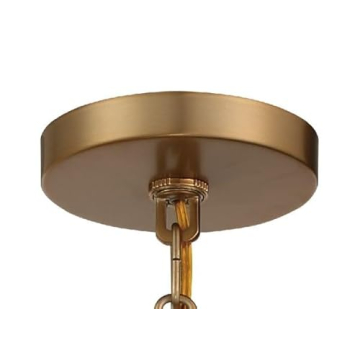 Stylish Crystorama Xavier Gold Mini Pendant Light