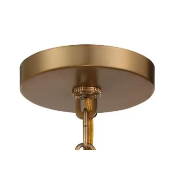 Stylish Crystorama Xavier Gold Mini Pendant Light