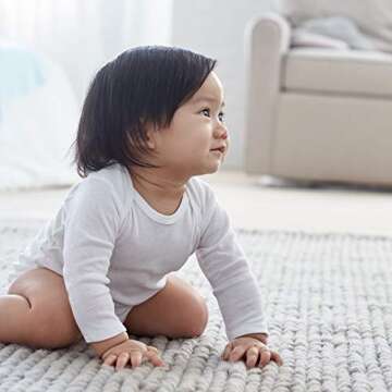 Gerber Baby Girls Long-Sleeve Onesies Bodysuits, 6-9 Months