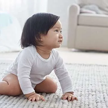 Gerber Baby Girls Long-Sleeve Onesies Bodysuits, 6-9 Months