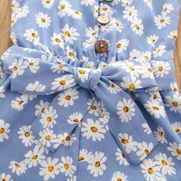 Cute Summer Halter Romper for Toddler Girls