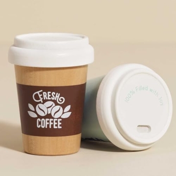 Le Toy Van Take Away Coffee and Tea Cup Set for Kids