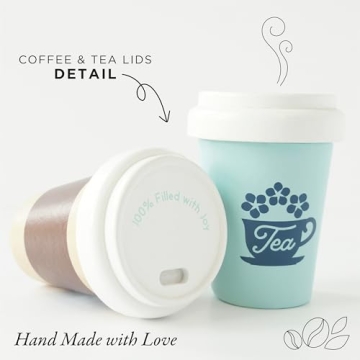 Le Toy Van Take Away Coffee and Tea Cup Set for Kids