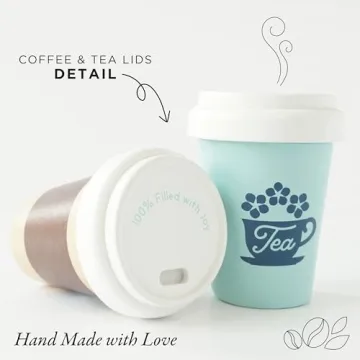 Le Toy Van Take Away Coffee and Tea Cup Set for Kids