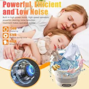 15L Portable Mini Washing Machine for Travel and Delicate Fabrics