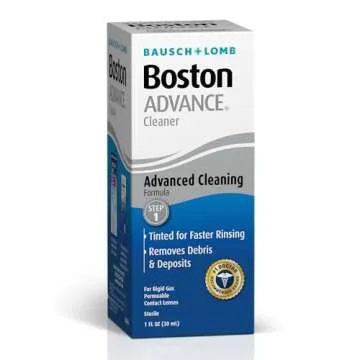 Boston Advance Contact Lens Solution by Bausch+ Lomb, for Gas Permeable Contact Lenses, 1 Fl Oz (Packaging May Vary)