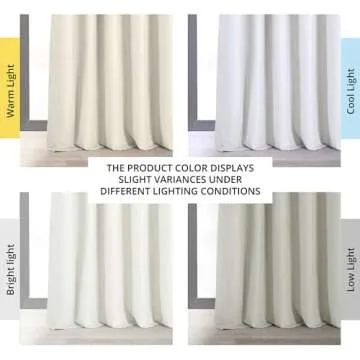 Elegant HPD Velvet Thermal Blackout Curtains 108 Inch