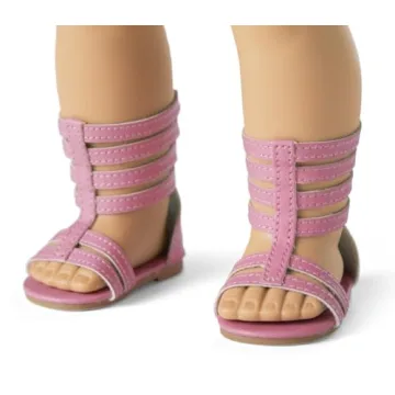 American Girl Truly Me 18-inch Doll #116 with Blue Eyes, Purple-and-Pink Hair, Light Skin, Tie Dye T-shirt Dress, For Ages 6+