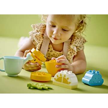 LEGO DUPLO My First Growing Carrot 10981, Stacking Toys for Babies 1.5+ Years Old with 4 Vegetable B...